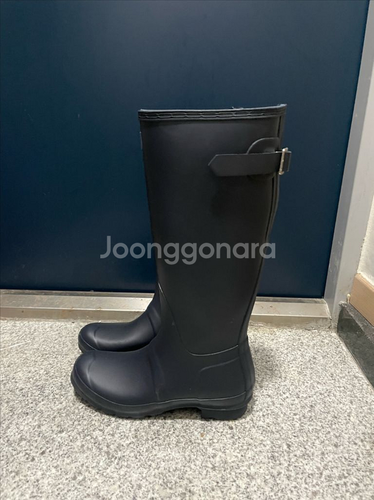 [1번착용] 헌터 레인부츠 (네이비, 240mm)--1