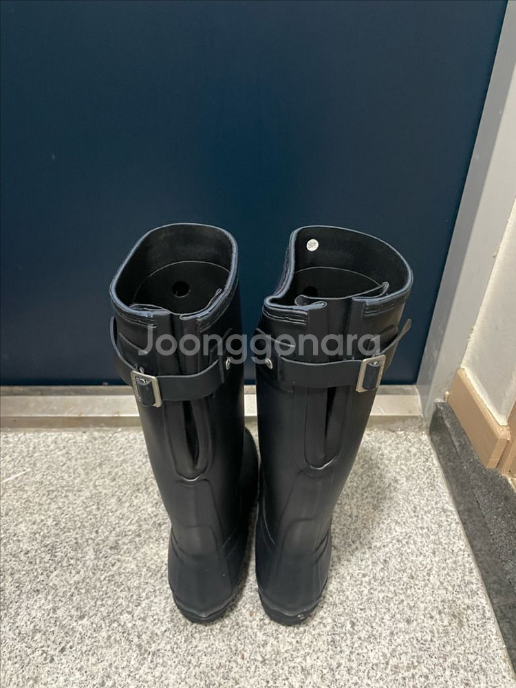[1번착용] 헌터 레인부츠 (네이비, 240mm)--4
