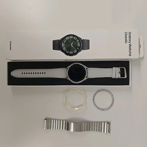 갤럭시워치6 클래식 47mm 실버 풀박스 링크브레이슬릿