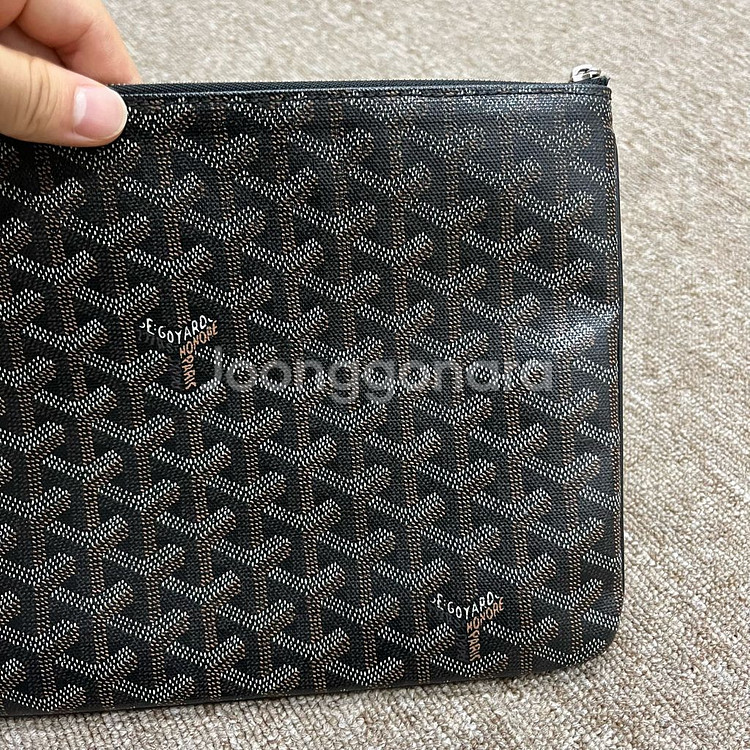 고야드 세나 클러치 mm 블랙--3