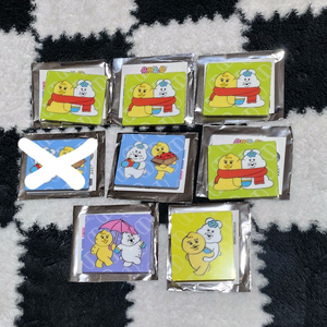 빤쮸토끼 오판츄우사기 음뽀챠무 팝업 마그넷