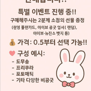 아이돌 비공굿 랜박 팝니다!! 폭덤! 푸짐한 양 보장!
