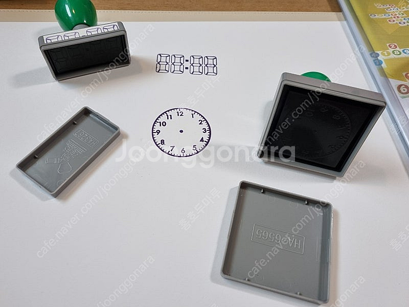 러닝리소스시계, 시계도장, 수학스탬프(3종)--5