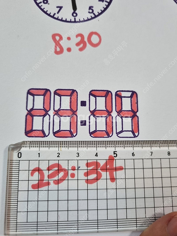 러닝리소스시계, 시계도장, 수학스탬프(3종)--6