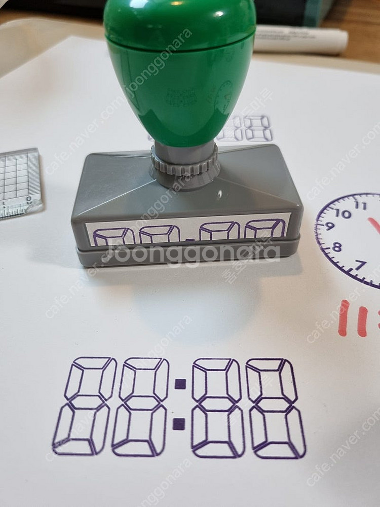 러닝리소스시계, 시계도장, 수학스탬프(3종)--8