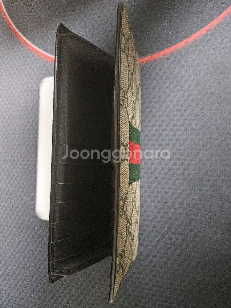 구찌 Web GG 수프림 남자 장지갑 팝니다--4