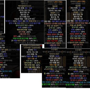 디아블로2 레저렉션 래더 모자이크씬 풀셋