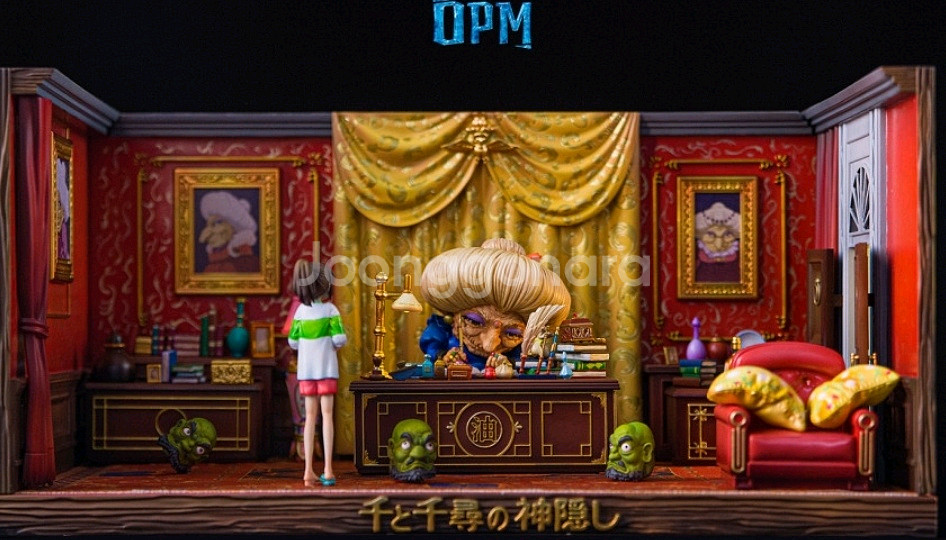 지브리레진피규어/opm센과치히로 유바바 집무실 사무실--0