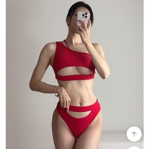 지젤 언더붑 컷아웃 비키니 S