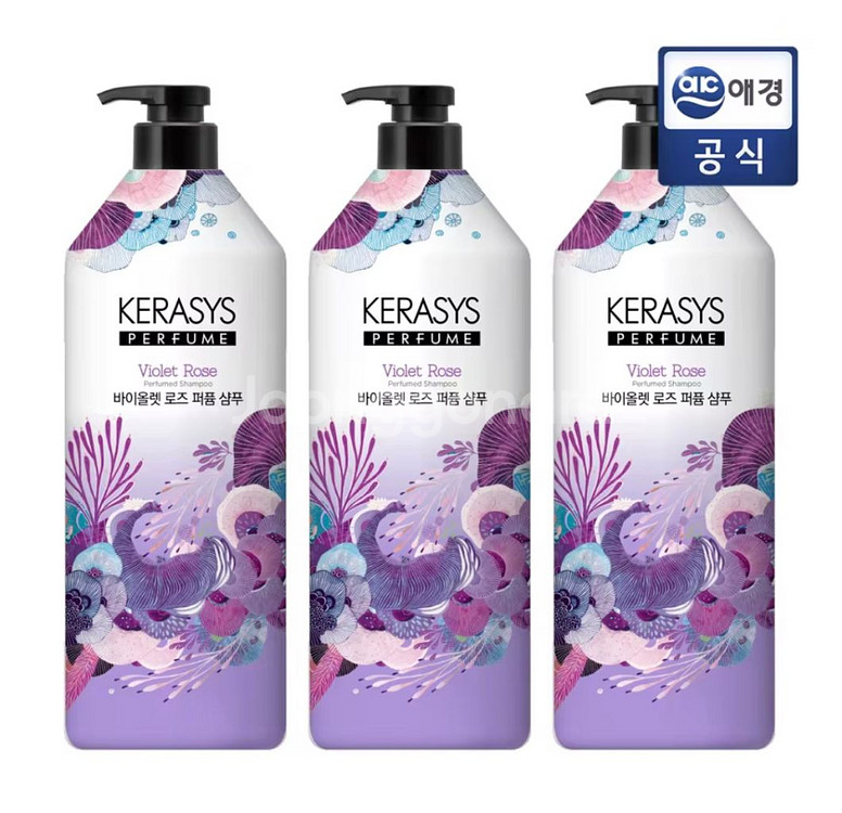 케라시스 퍼퓸샴푸 1000ml 3개--2