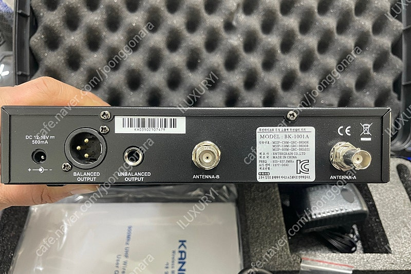 카날스 BK-1001A 무선마이크 1CH 송수신기--3