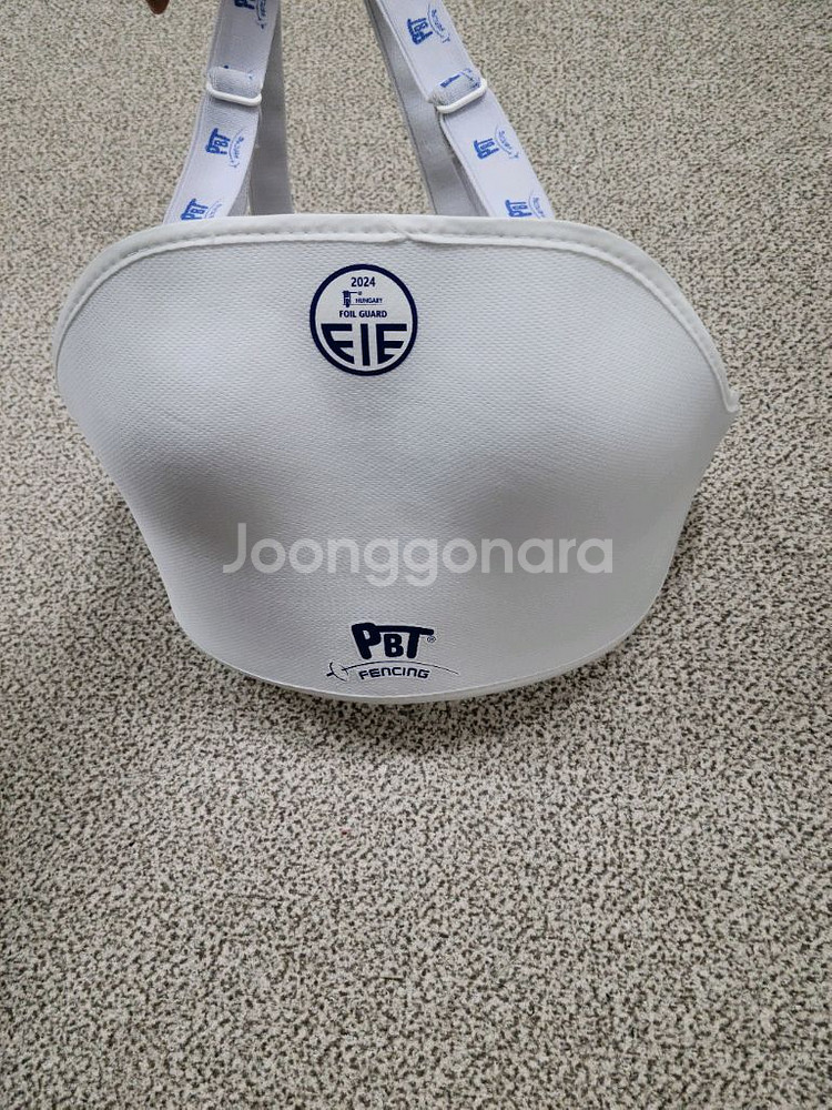 PBT 펜싱 가슴보호대 플라스틱+커버세트--5