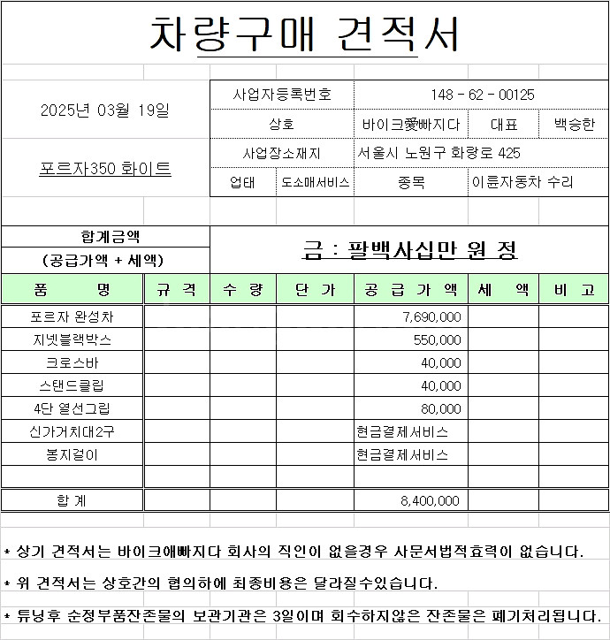 25년식 혼다 포르자350 화이트--8