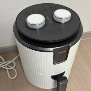 queenar 에어프라이어 화이트 2.3L