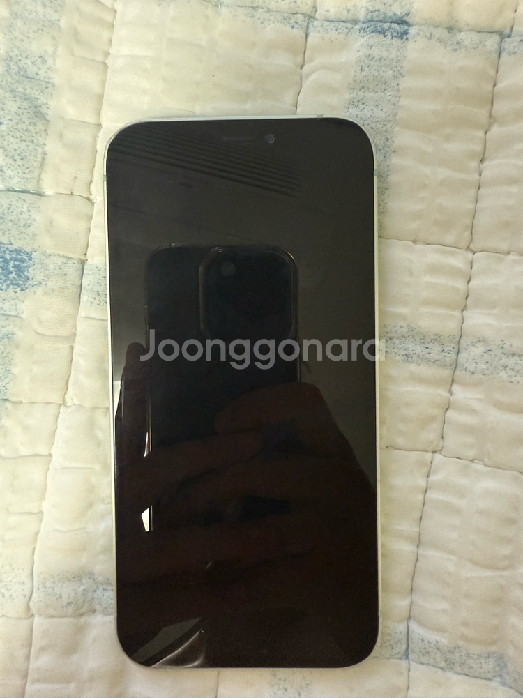 아이폰 12mini 그린 64gb 판매합니다.(뒷면깨짐--1
