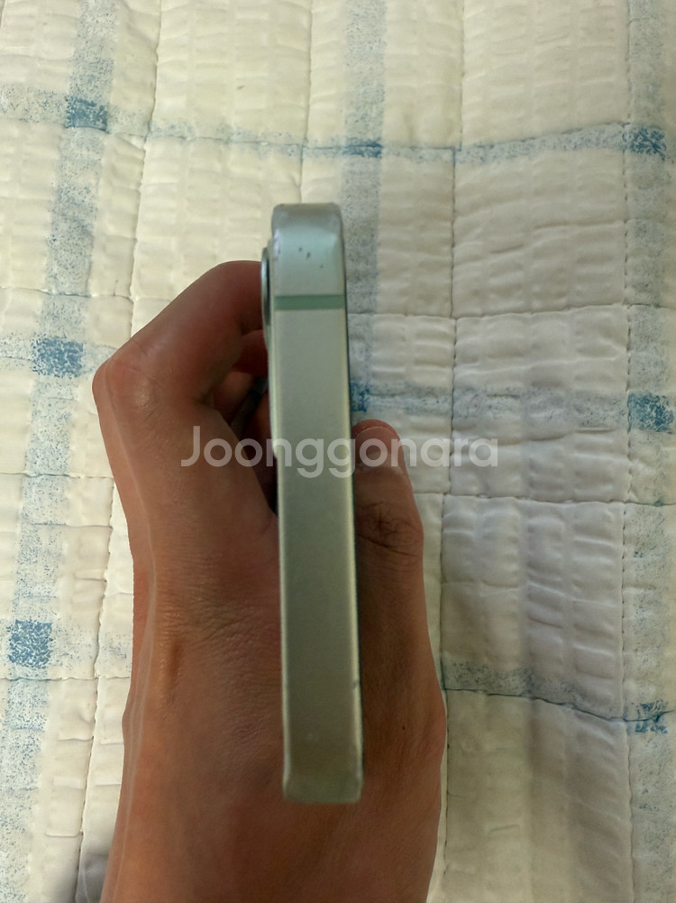 아이폰 12mini 그린 64gb 판매합니다.(뒷면깨짐--4