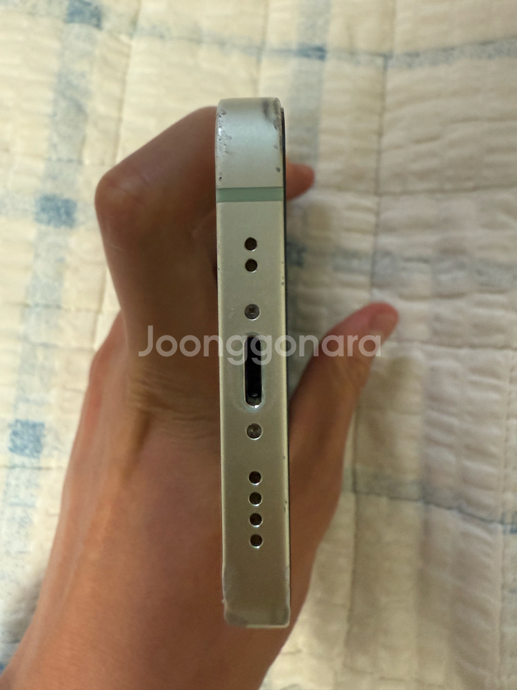 아이폰 12mini 그린 64gb 판매합니다.(뒷면깨짐--8