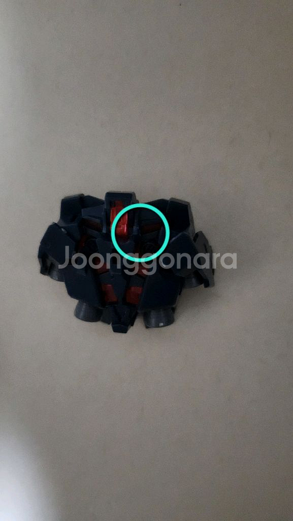 hg 풀아머 유니콘 건담 레드 컬러 일부 조립--2