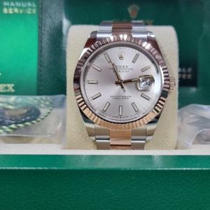 롤렉스 데이저스트 41mm 썬더스트 플루티드 오이스터
