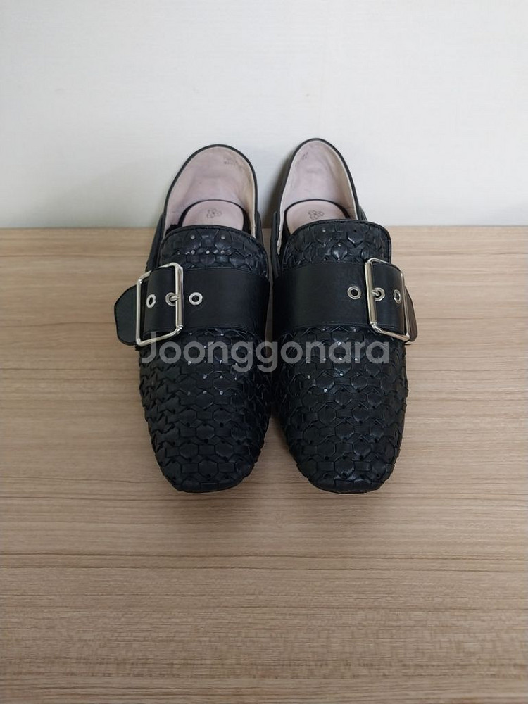 여성 핀 에스커 가죽 로퍼 , 여름 단화 (240)--0