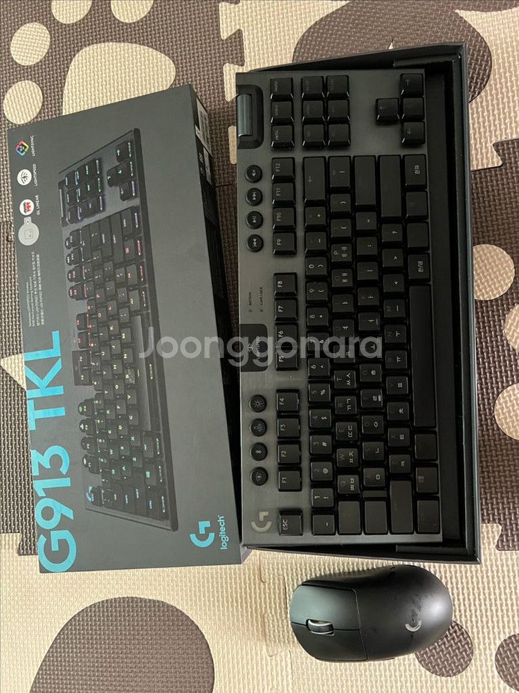 로지텍 지슈라2 g931tkl 리니어 키보드 마우스--0