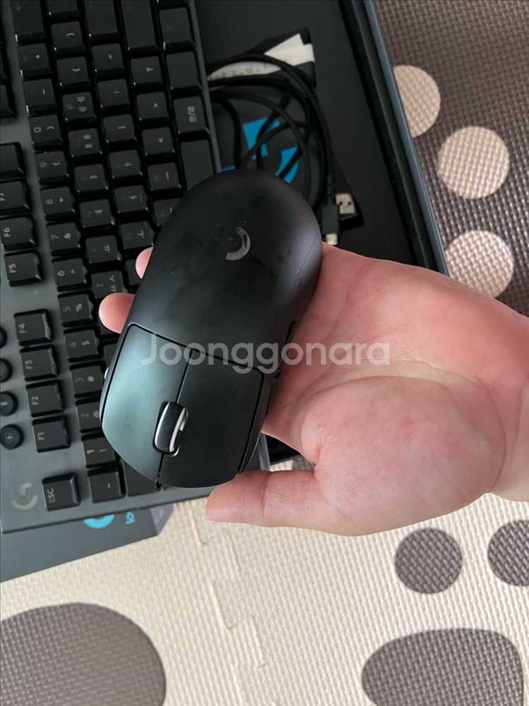 로지텍 지슈라2 g931tkl 리니어 키보드 마우스--3