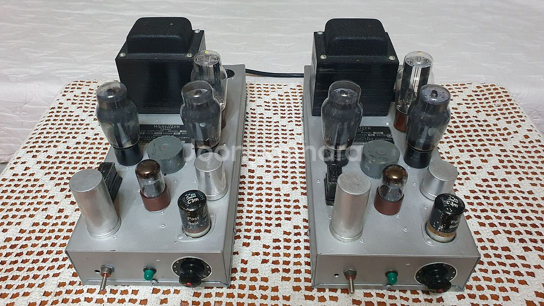 미제 울리처 WURLITZER 6L6 진공관 파워앰프--2