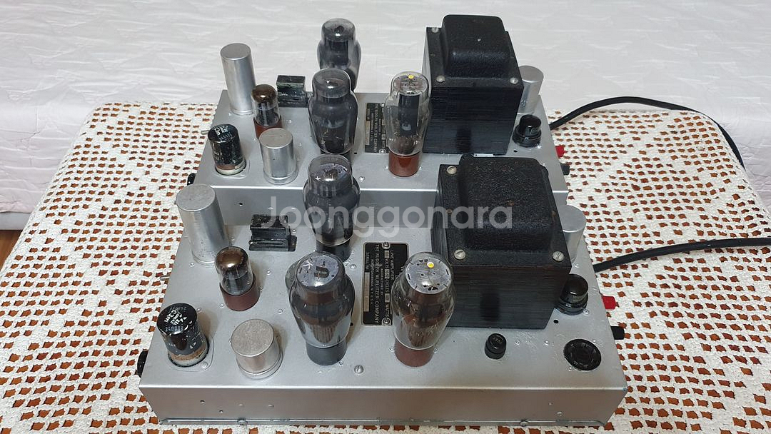 미제 울리처 WURLITZER 6L6 진공관 파워앰프--3