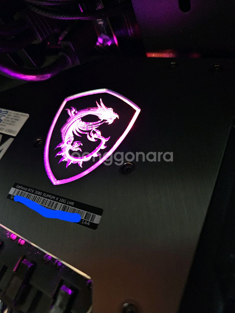 MSI 3080 슈프림 LHR 택포--2