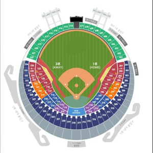 엘지 vs 롯데 8/20(수) 3루 레드석