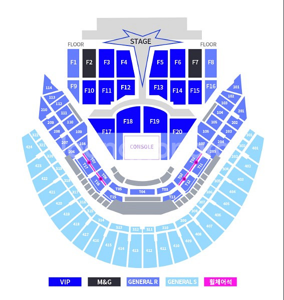 투바투(TXT) 콘서트 8/23(토) 2층석--0
