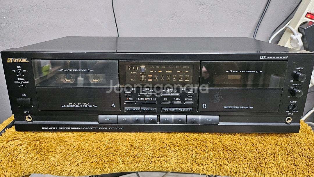 정비된 인켈 더블카세트데크 DD-3010C--0