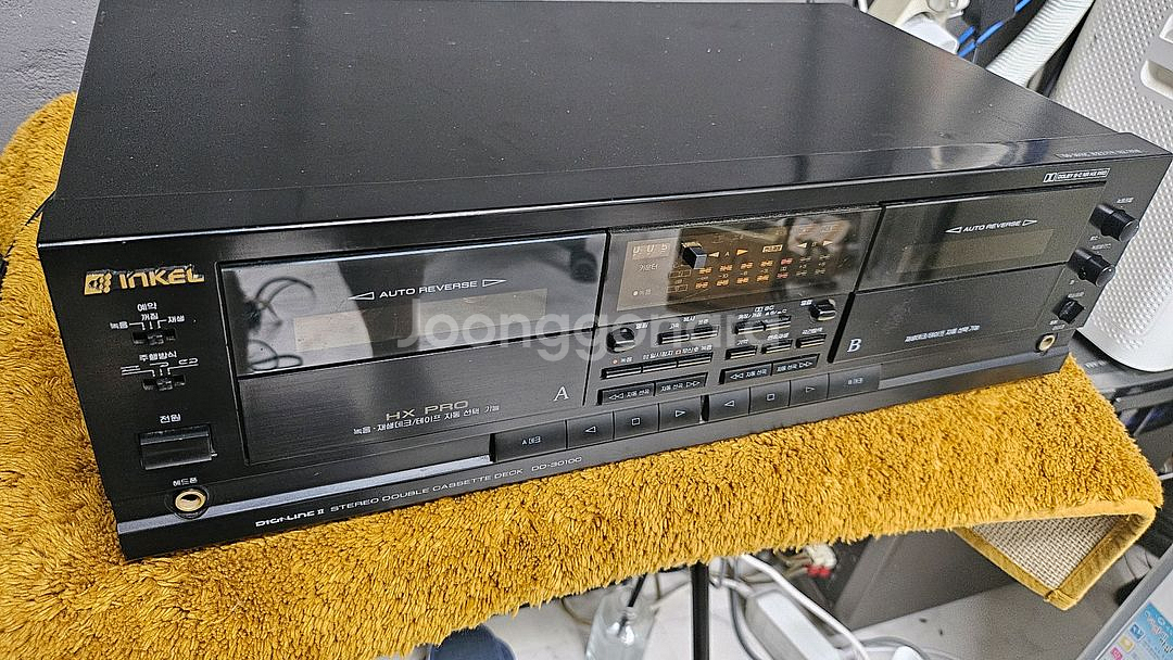 정비된 인켈 더블카세트데크 DD-3010C--1