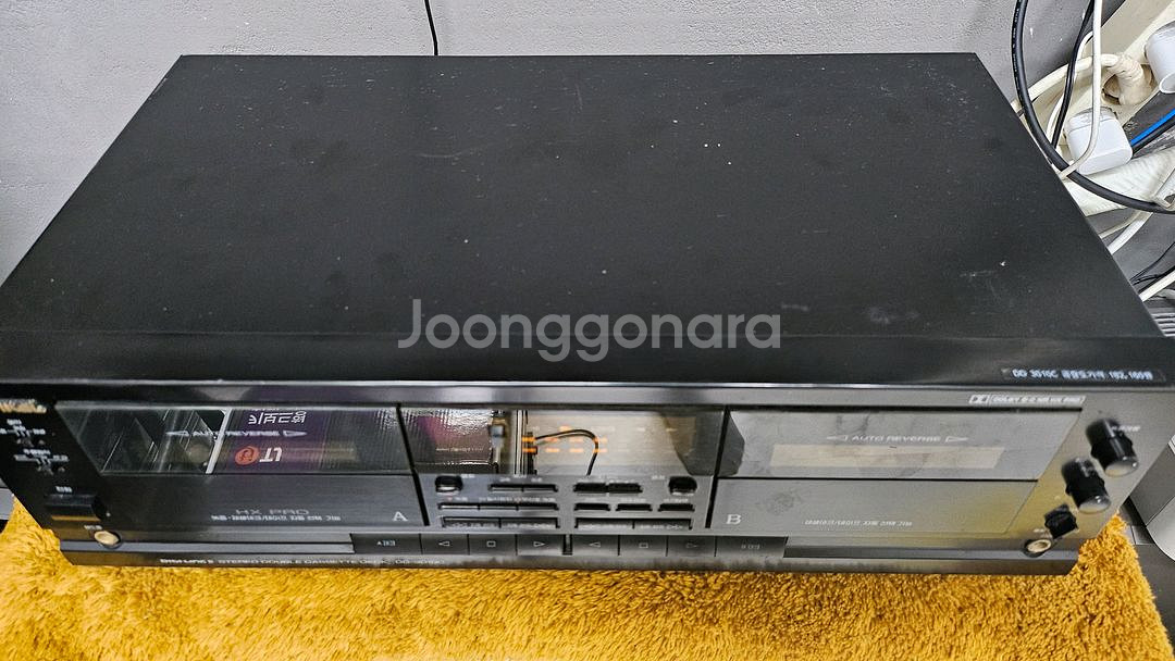 정비된 인켈 더블카세트데크 DD-3010C--3