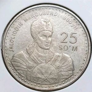 우즈베키스탄 1999년 25솜.외국주화 주화 화폐 동전