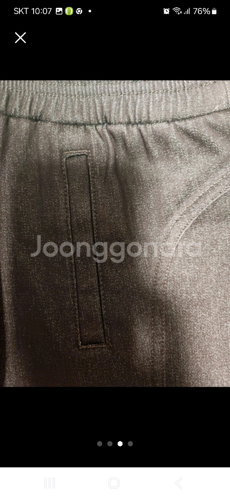 버건디 색상 바지 ml--2