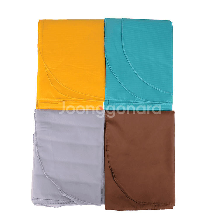 새 흰색 아동 미용실 가운 헤어샵 이발보 염색 파마--4