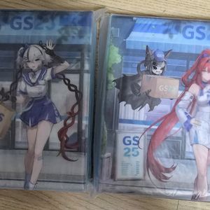 gs25 명조 카멜리아 음림 콜렉터북+명조 띠부씰 6장