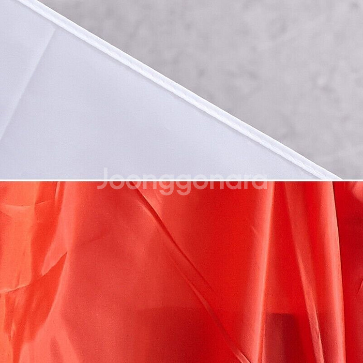 새 빨강색 미용실 가운 헤어샵 이발보 염색 파마 커트--1