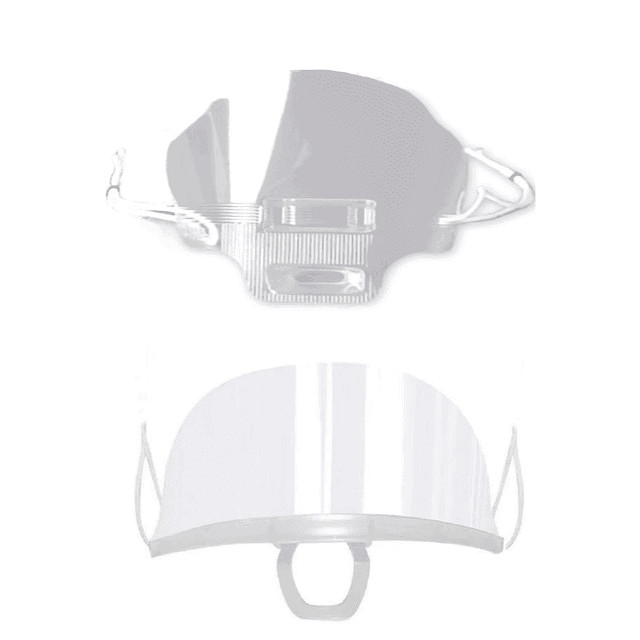 새 4개 랜덤 발송 투명 마스크 주방 침 방지 위생--0