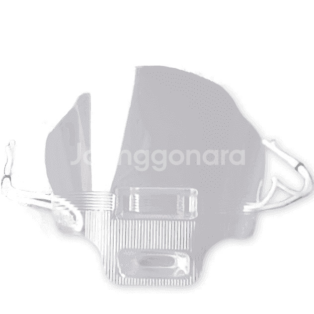 새 4개 랜덤 발송 투명 마스크 주방 침 방지 위생--1