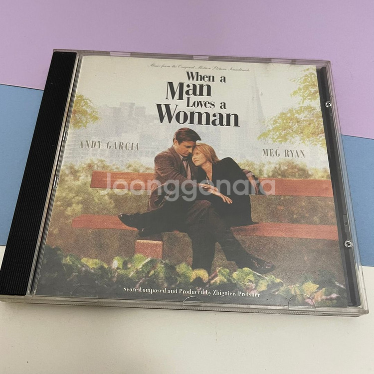 [중고음반/CD] 남자가 사랑할 때 OST 영화음악--0