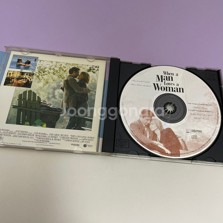 [중고음반/CD] 남자가 사랑할 때 OST 영화음악--4