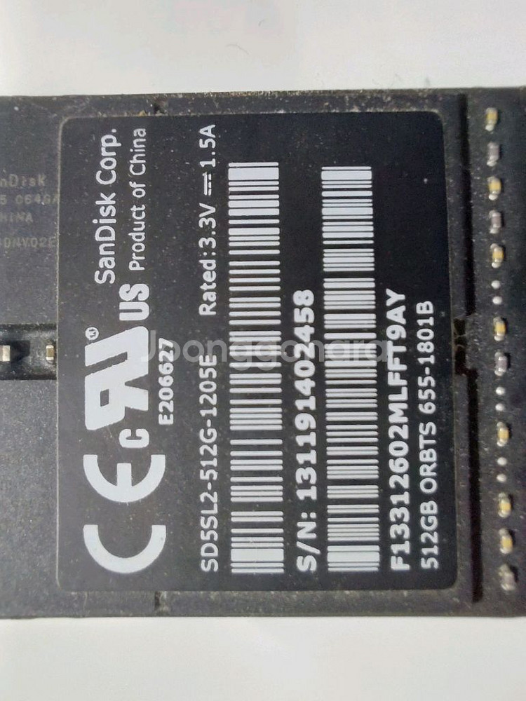 샌디스크ssd 맥북 a1425 a1398 장착가능--1