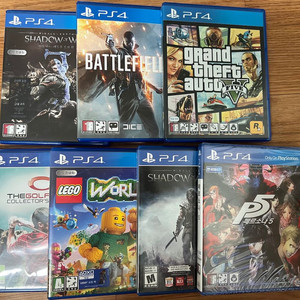 PS4 게임(GAT5, 미들어스, 레고월드등)