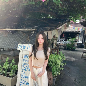 [1회 착용] 리브아워 레이어드 반팔 티셔츠