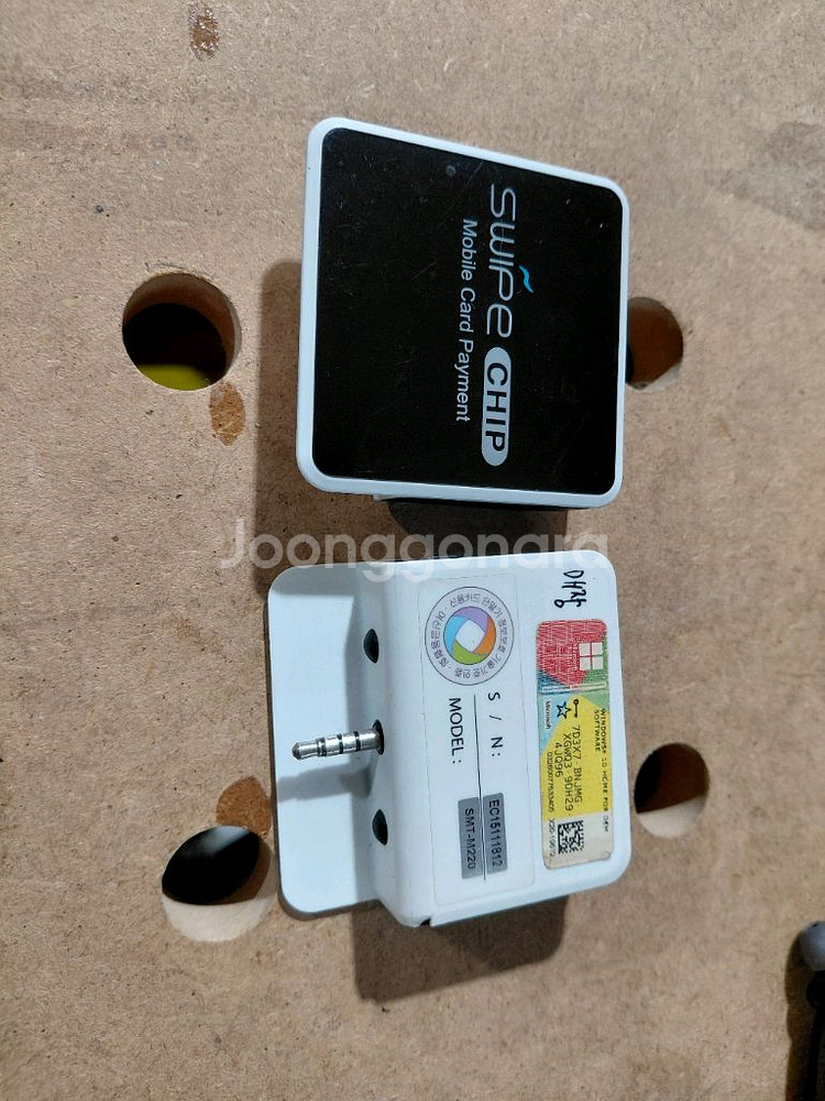 swipe chip 카드리더기 2개--1