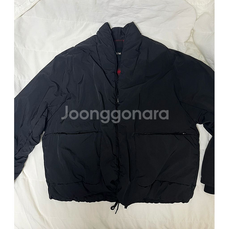 [타임옴므]크링클 드로우스트링 패딩점퍼(105)--2