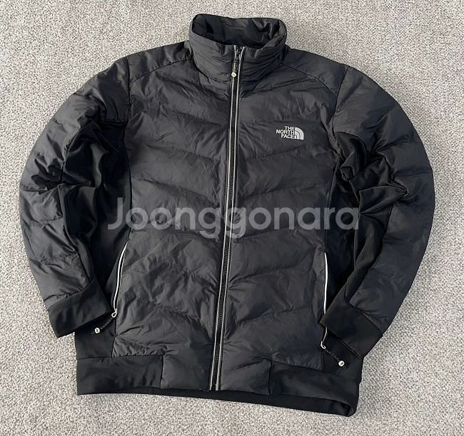 노스페이스 블랙 여자 방풍 자켓 100/L--0