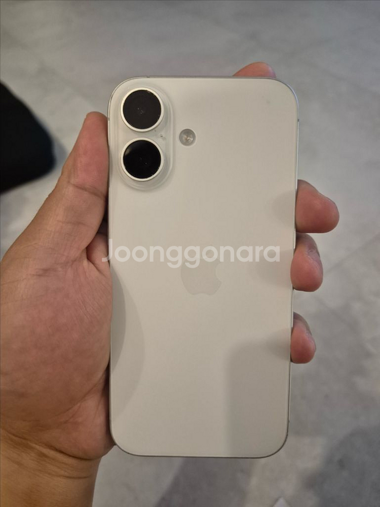 아이폰16 일반 화이트 256GB 애케플--0